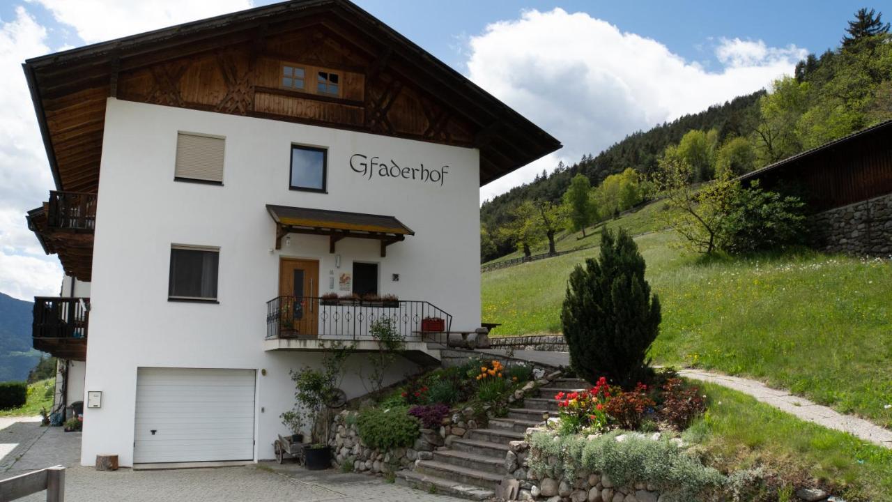 Agriturismo Gfaderhof Lejlighed Bressanone Eksteriør billede