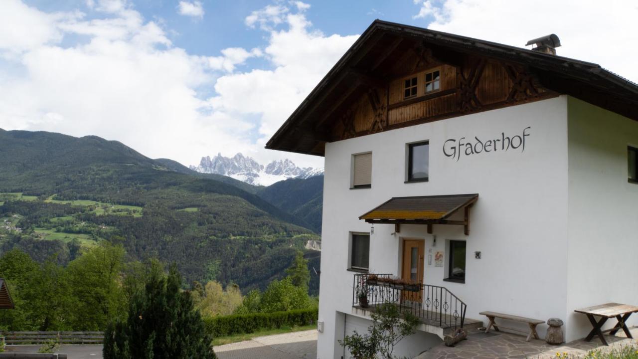 Agriturismo Gfaderhof Lejlighed Bressanone Eksteriør billede